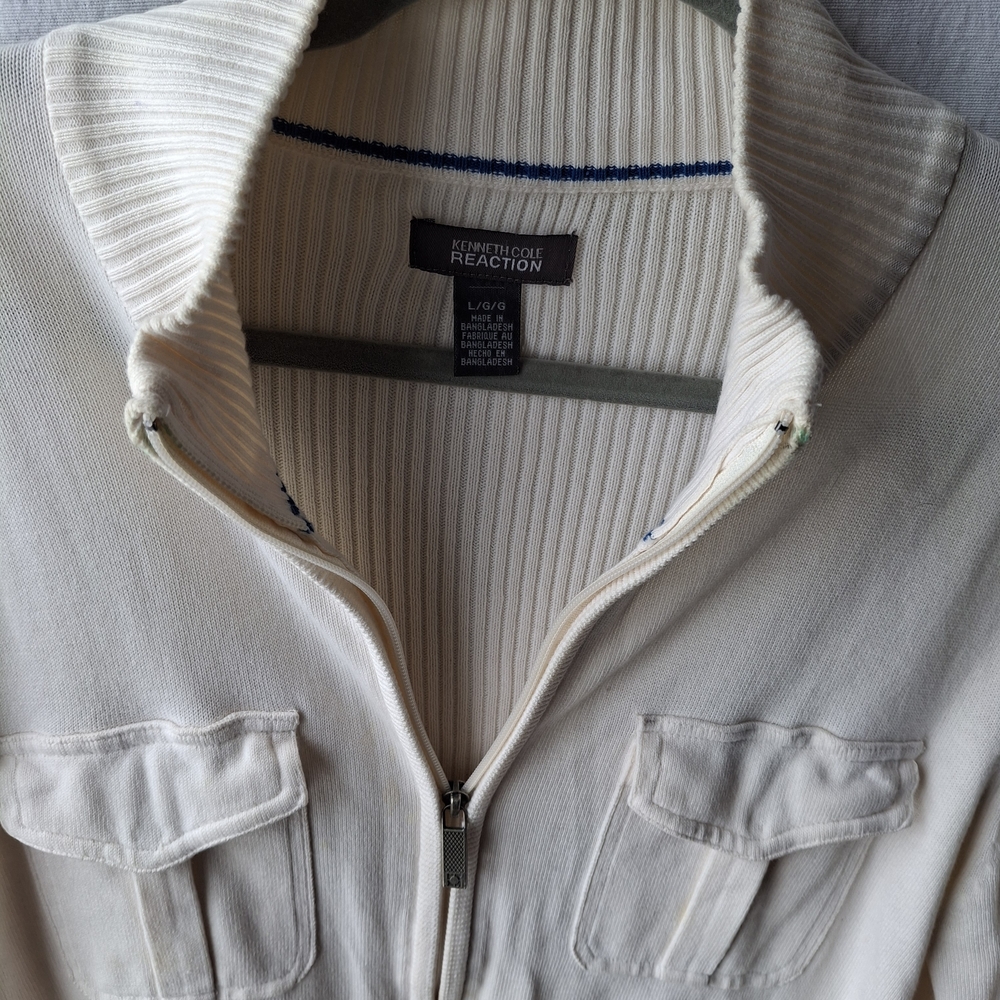 Kenneth Cole Reaction Cream Men's Sweater
